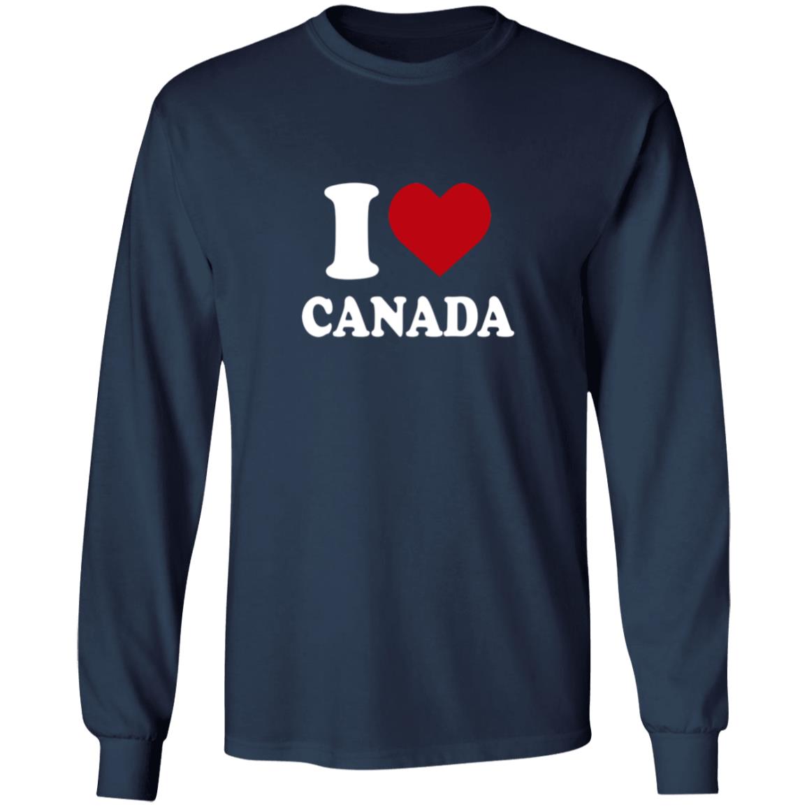 I Heart Canada I Love Canada shirt