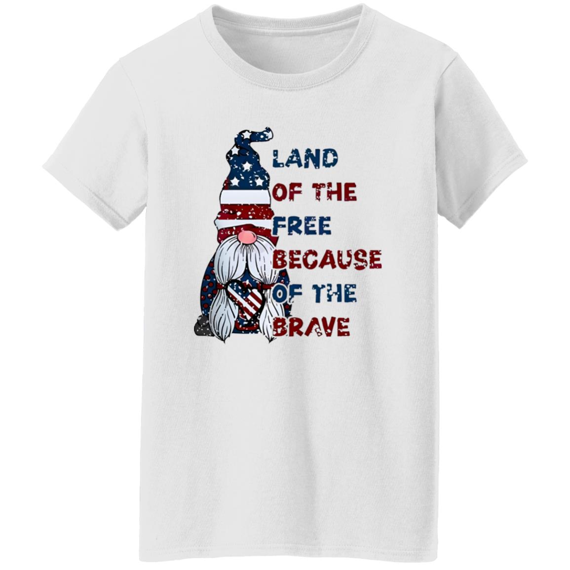Land Of The Free Because Of The Brave Shirt