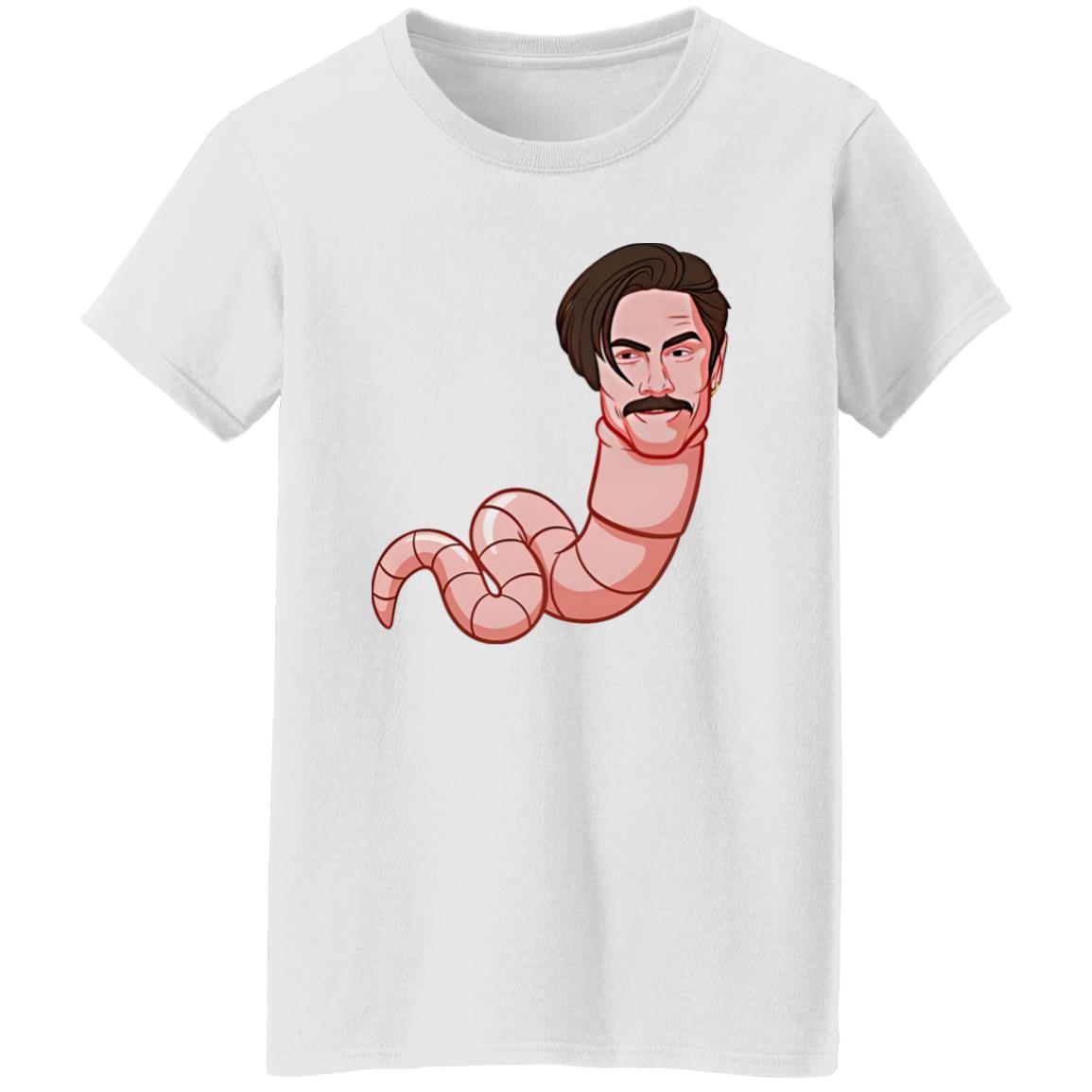Worm With A Mustache James Tom Ariana Shirt