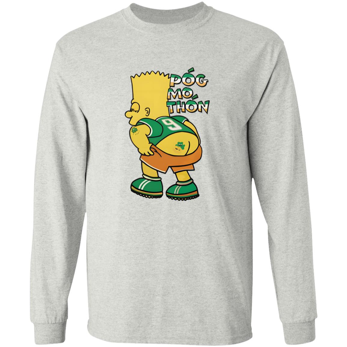 Bart Simpson Pog Mo Thon Shirt