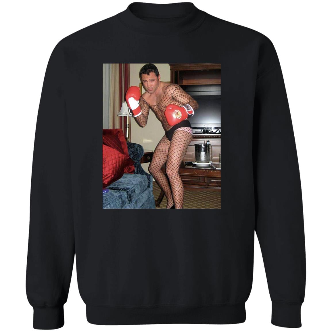 Oscar De La Hoya Fishnet Shirt