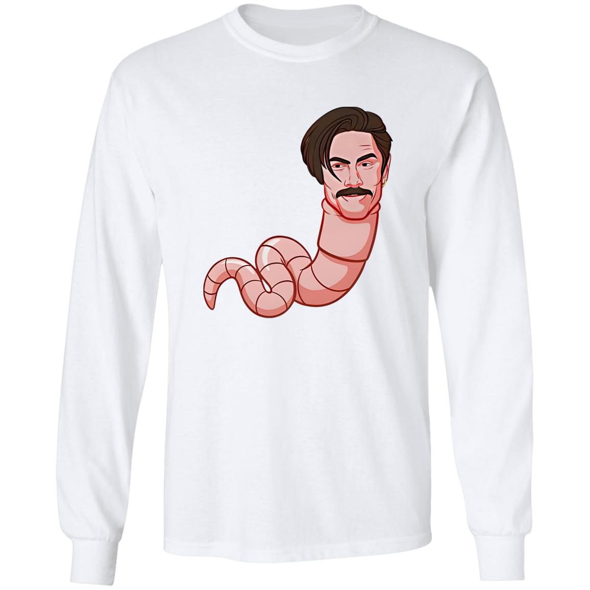 Worm With A Mustache James Tom Ariana Shirt