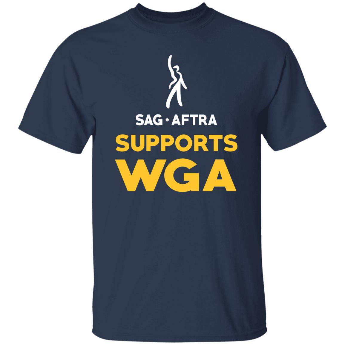 Sag Aftra Supports Wga Shirt - TeeDragons