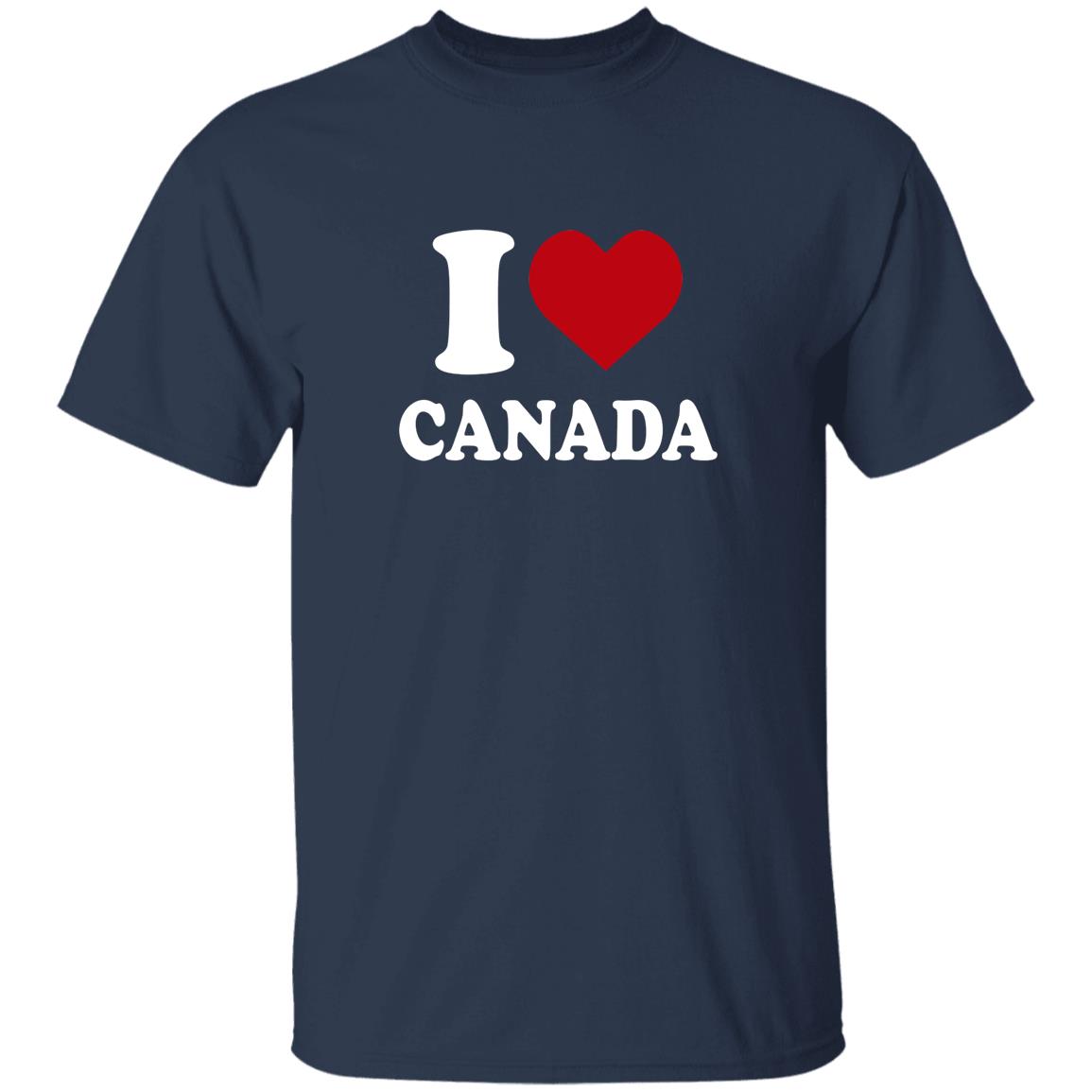 I Heart Canada I Love Canada shirt