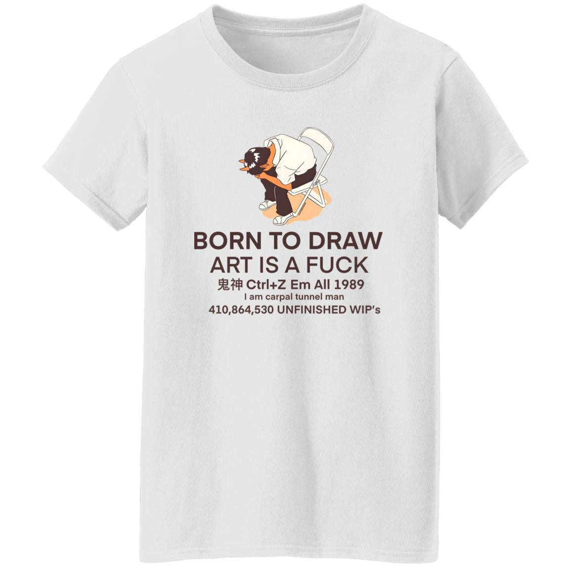 Born To Draw Art Is A Fuck Shirt