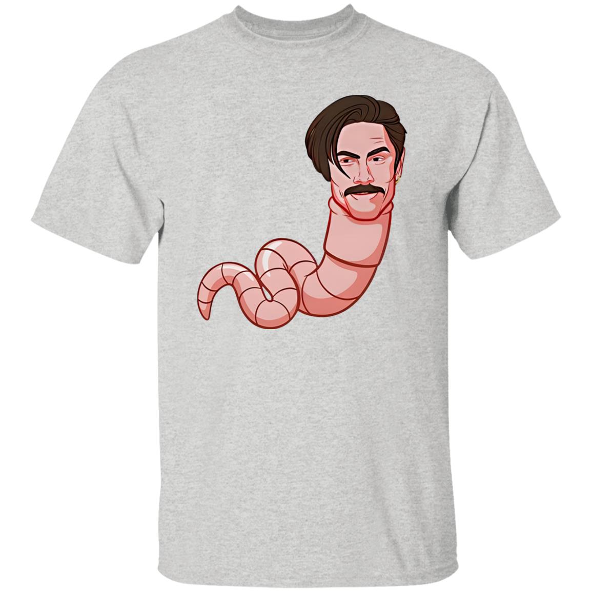 Worm With A Mustache James Tom Ariana Shirt