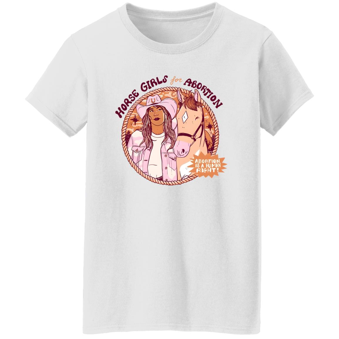Horse Girls For Abortion Abortion Is A Human Right Shirt