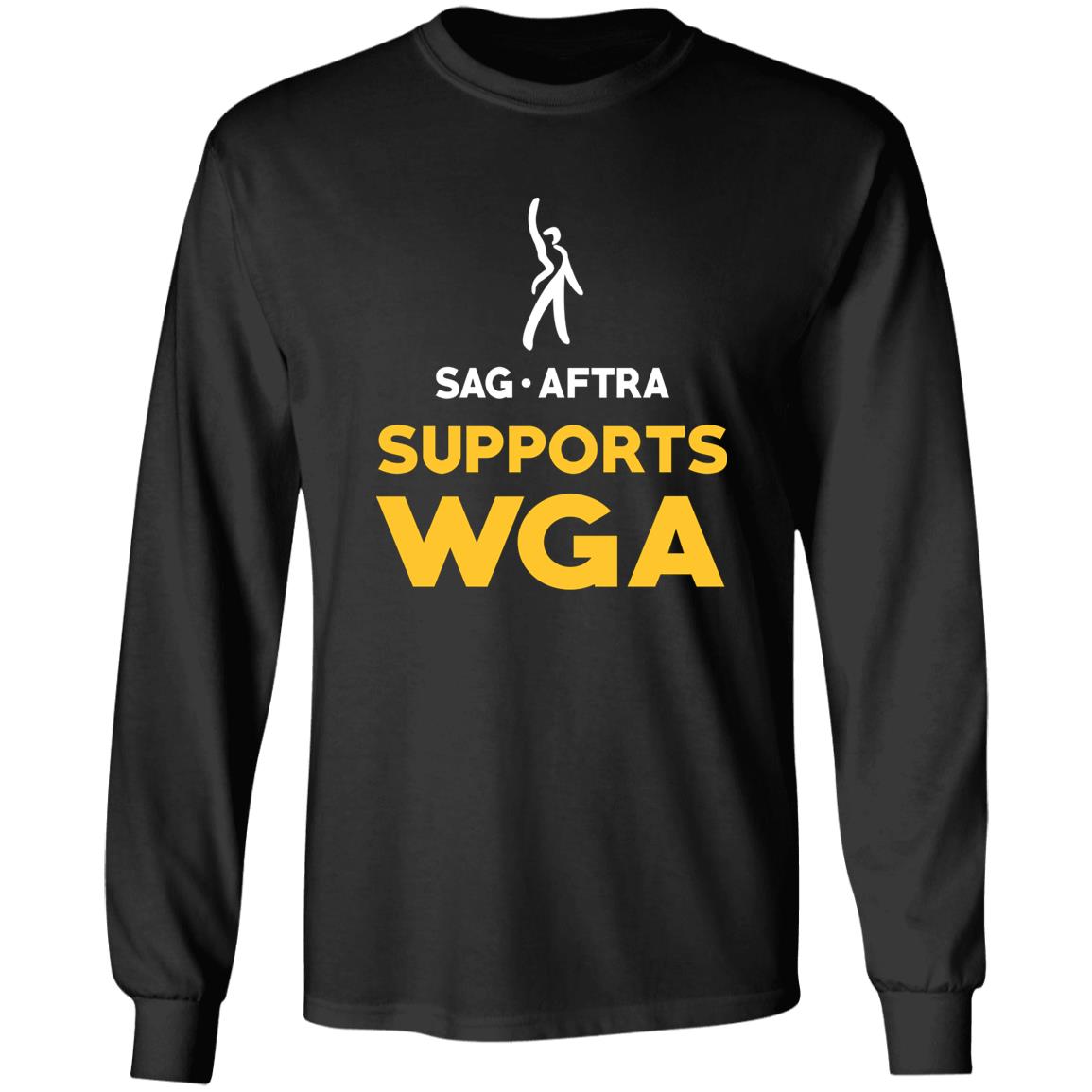 Sag Aftra Supports Wga Shirt - TeeDragons