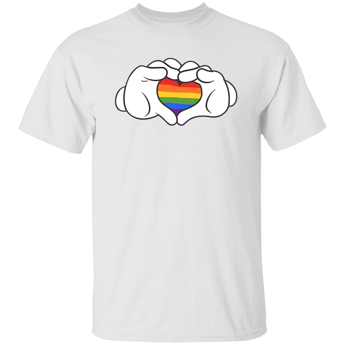 Mouse Hands Heart Pride Shirt