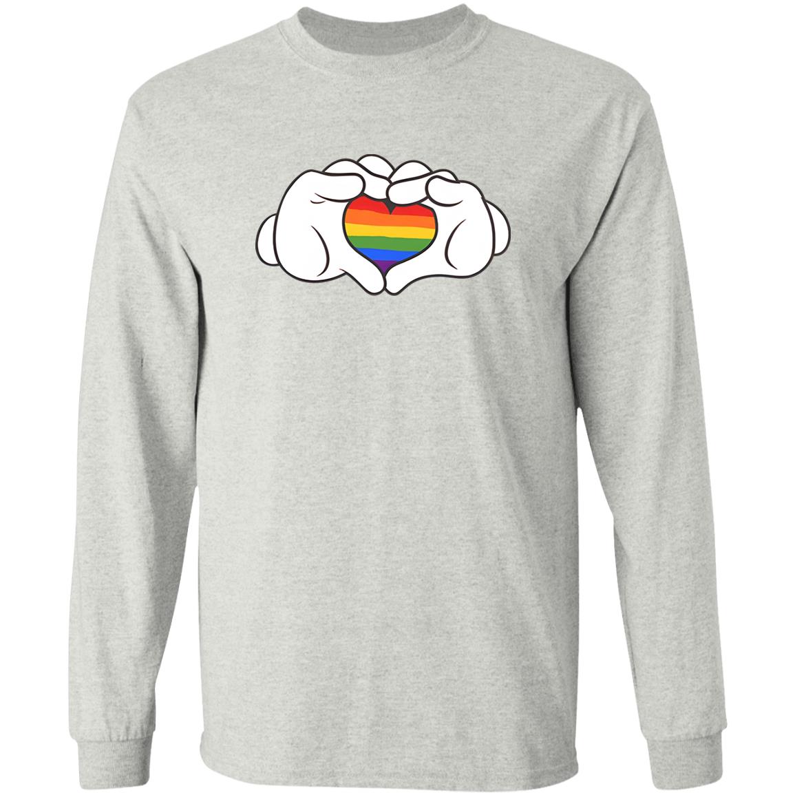Mouse Hands Heart Pride Shirt