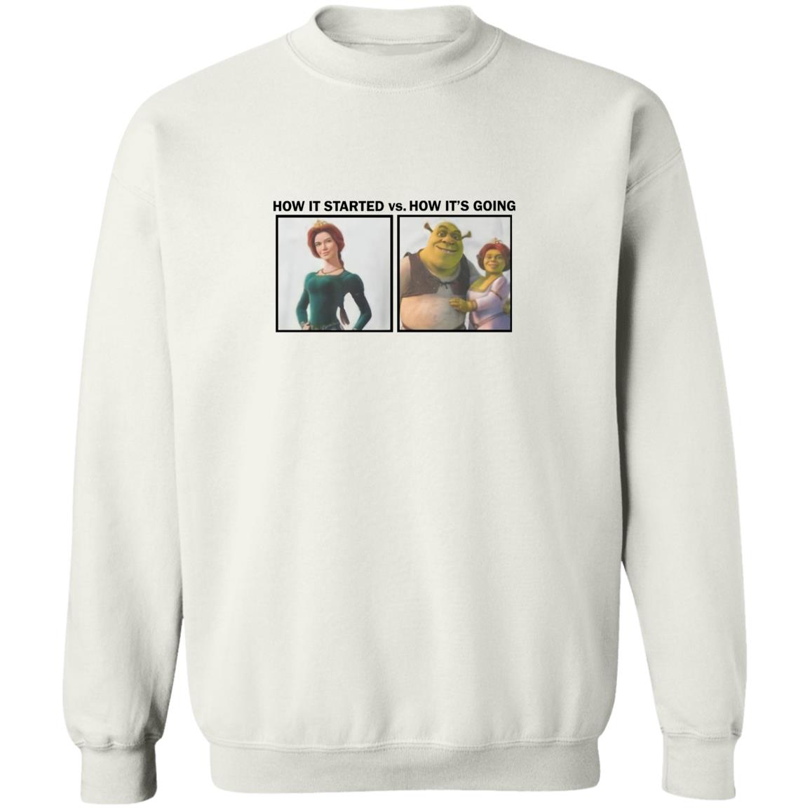 Shrek How It Started Vs How It’s Going Shirt