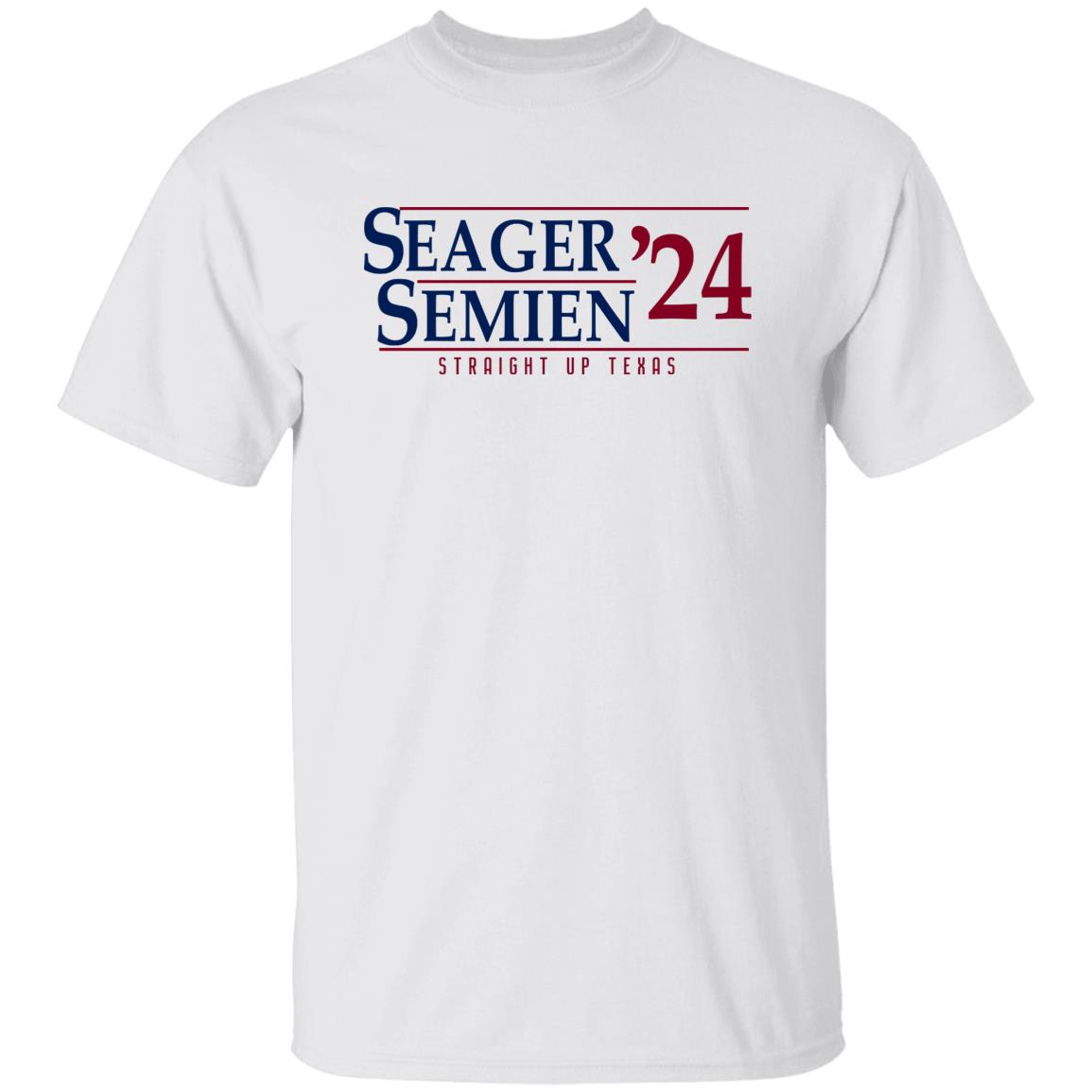 Seager Semien 24 Straight Up Texas Shirt