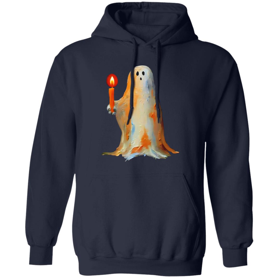 Ghost Holding A Candle Halloween Shirt