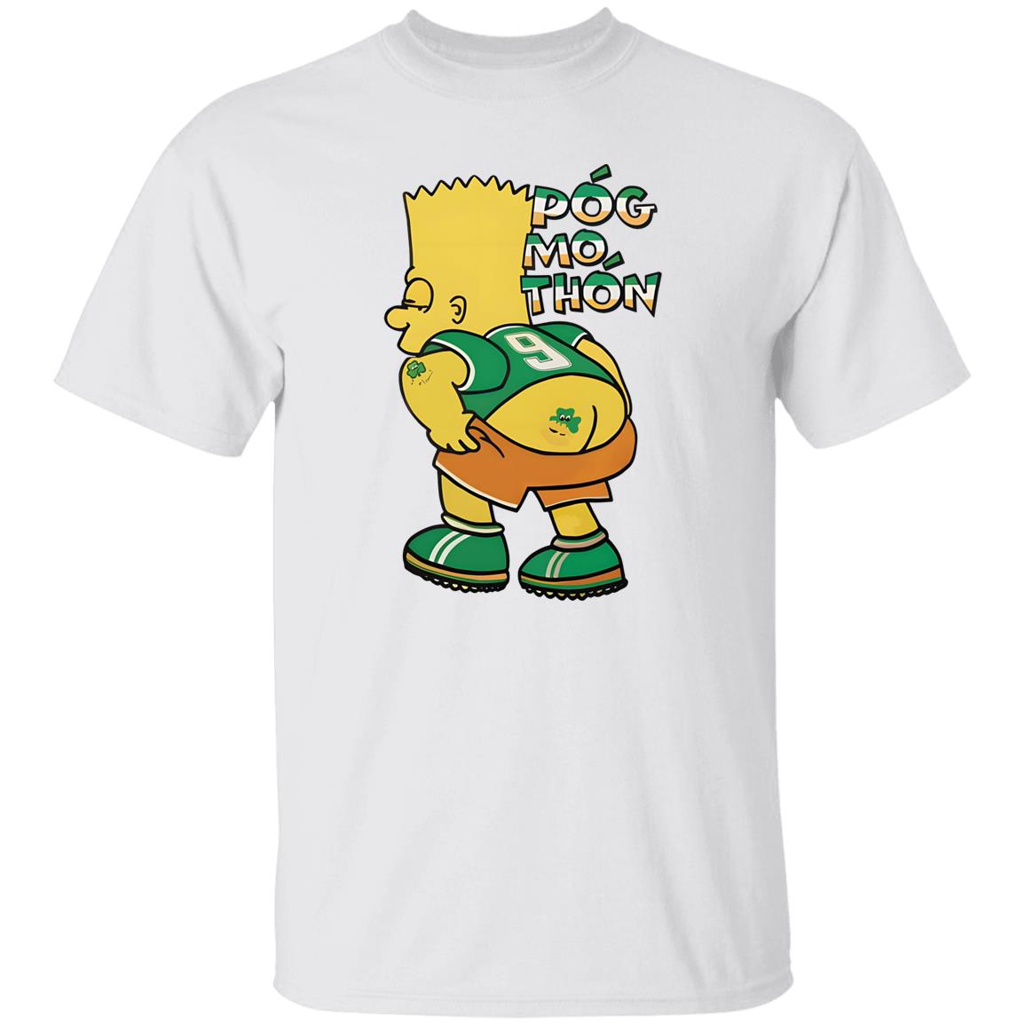 Bart Simpson Pog Mo Thon Shirt