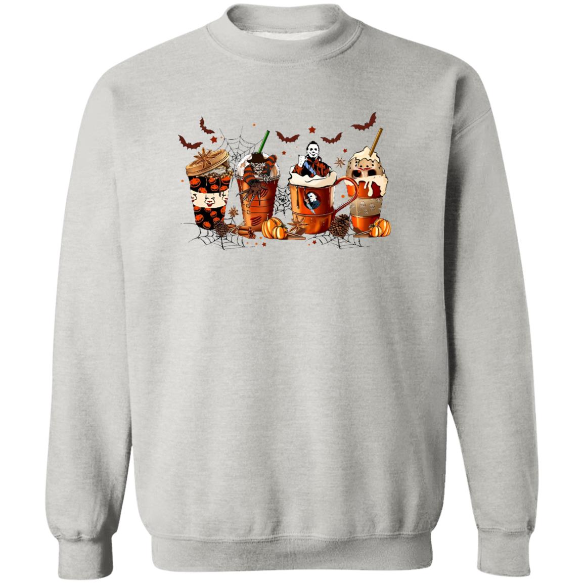 Horror Halloween Coffee Cups Shirt