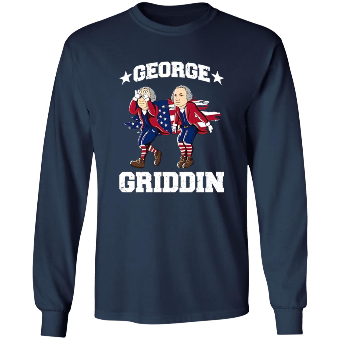 George Washington Griddy George Griddin 4th Of July Shirt