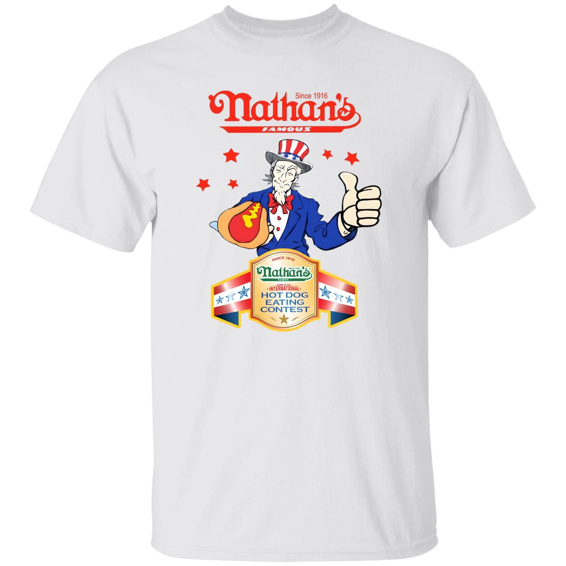 Nathan’s Hot Dog Joey Chestnut Shirt
