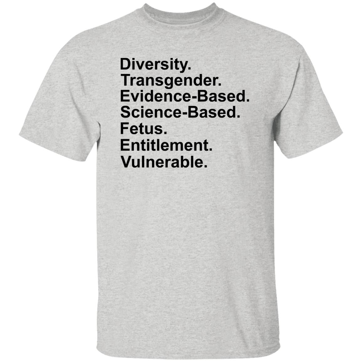 Diversity Transgender Evidence-Based Science-Based Shirt
