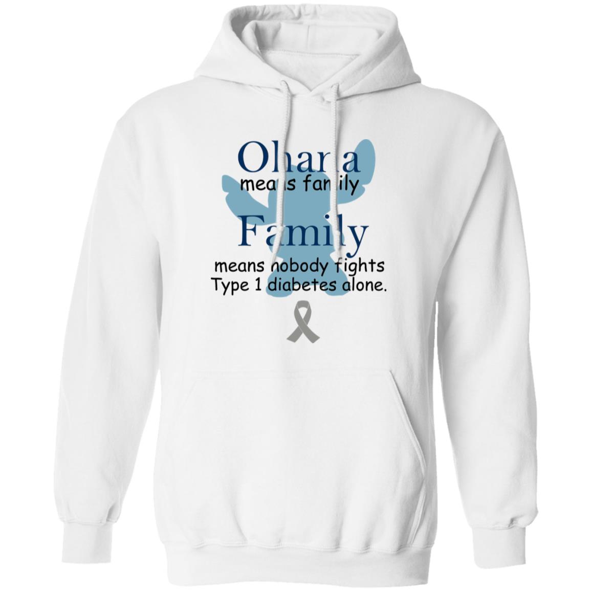 Ohana Means Family, Family Means Nobody Fights Type 1 Diabetes Alone Shirt