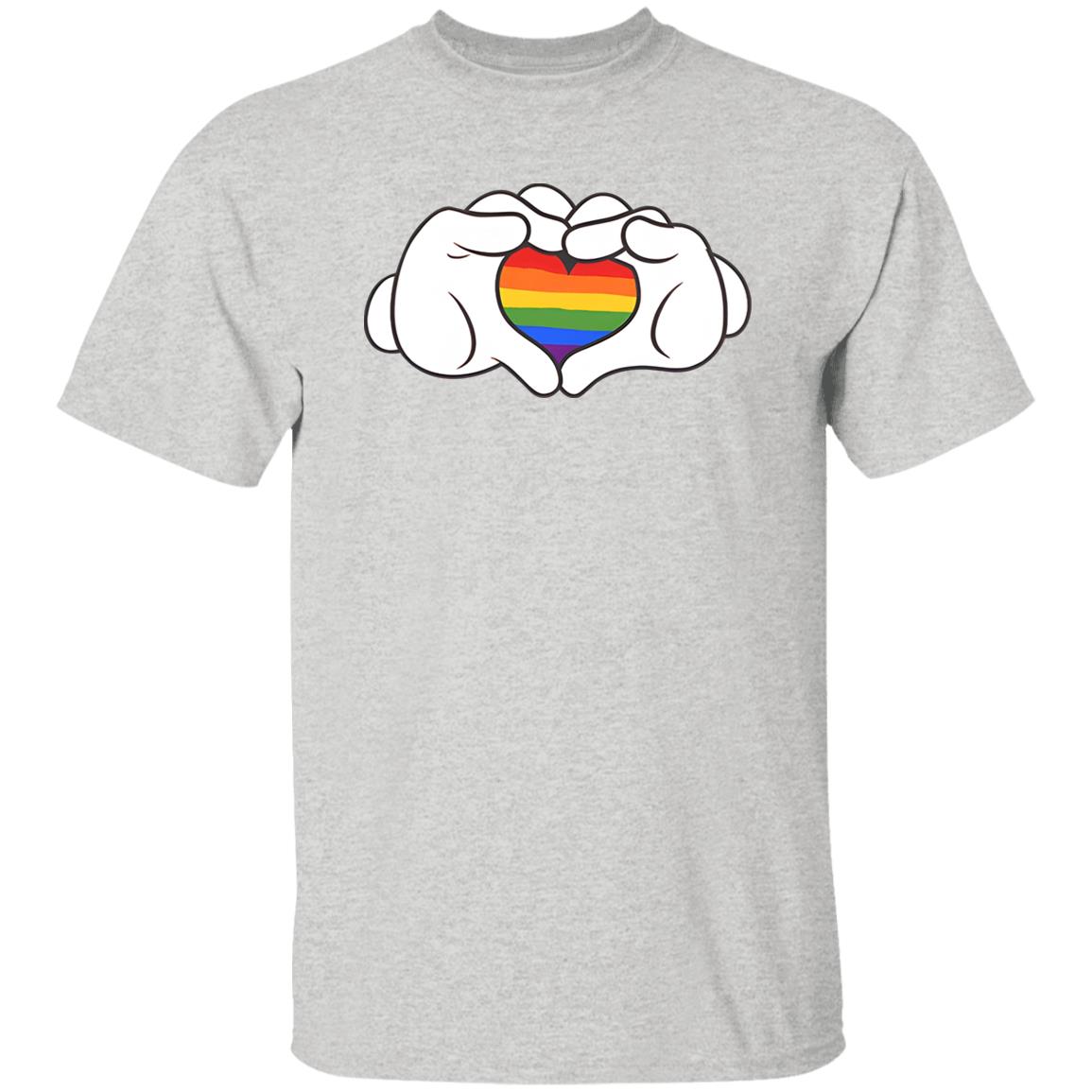 Mouse Hands Heart Pride Shirt