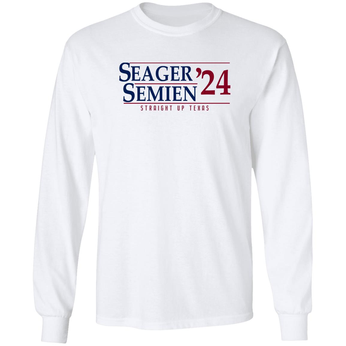 Seager Semien 24 Straight Up Texas Shirt