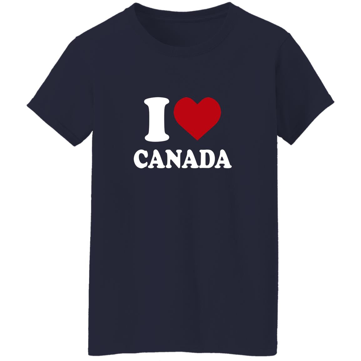 I Heart Canada I Love Canada shirt