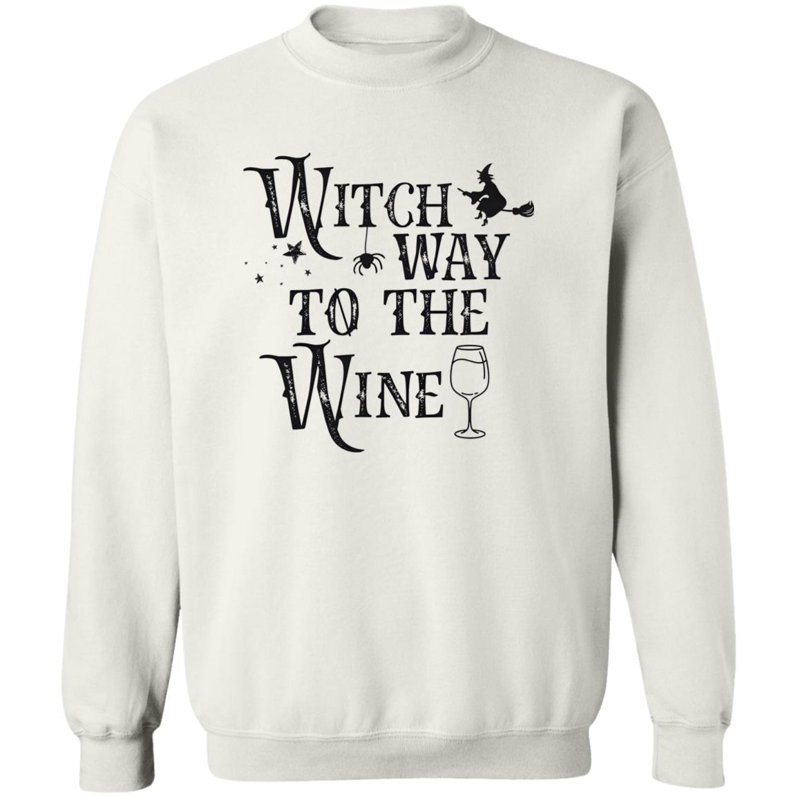 Witch Way To The Wine Shirt - TeeDragons