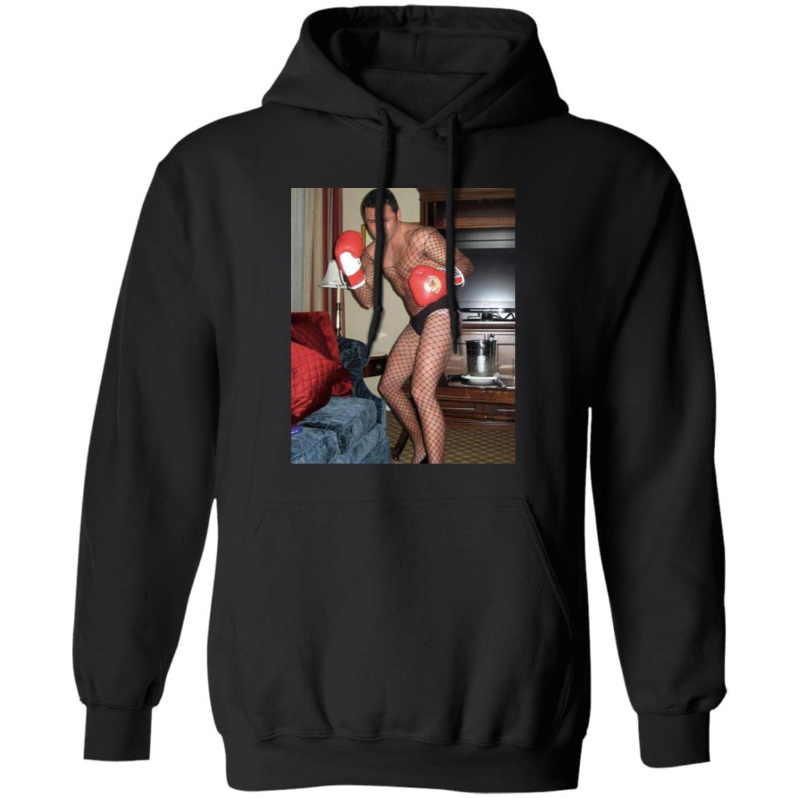 Oscar De La Hoya Fishnet Shirt