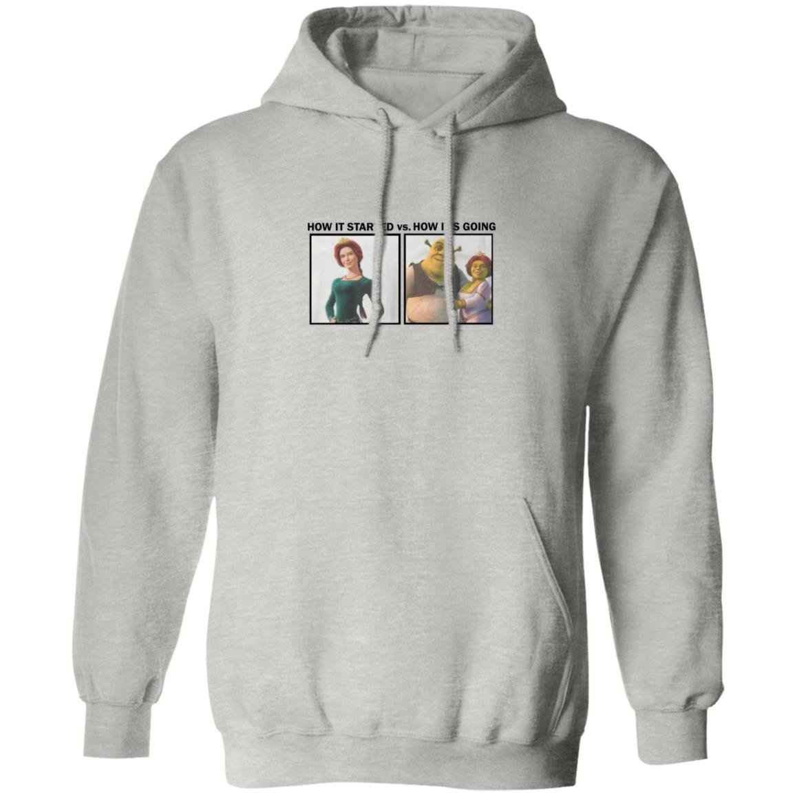 Shrek How It Started Vs How It’s Going Shirt