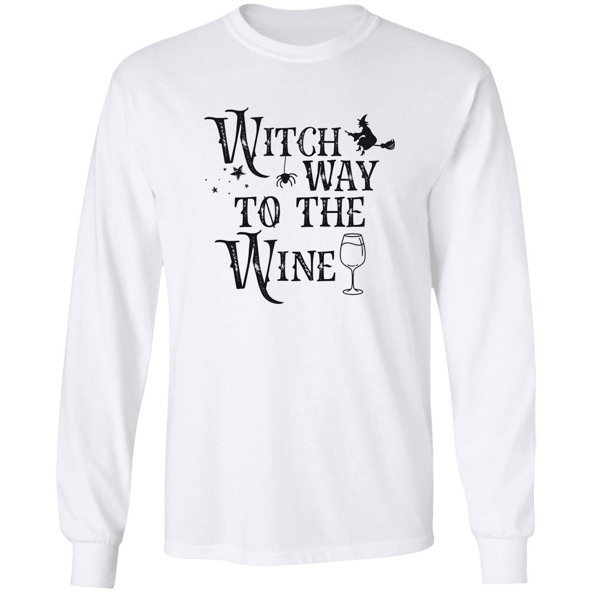 Witch Way To The Wine Shirt - TeeDragons
