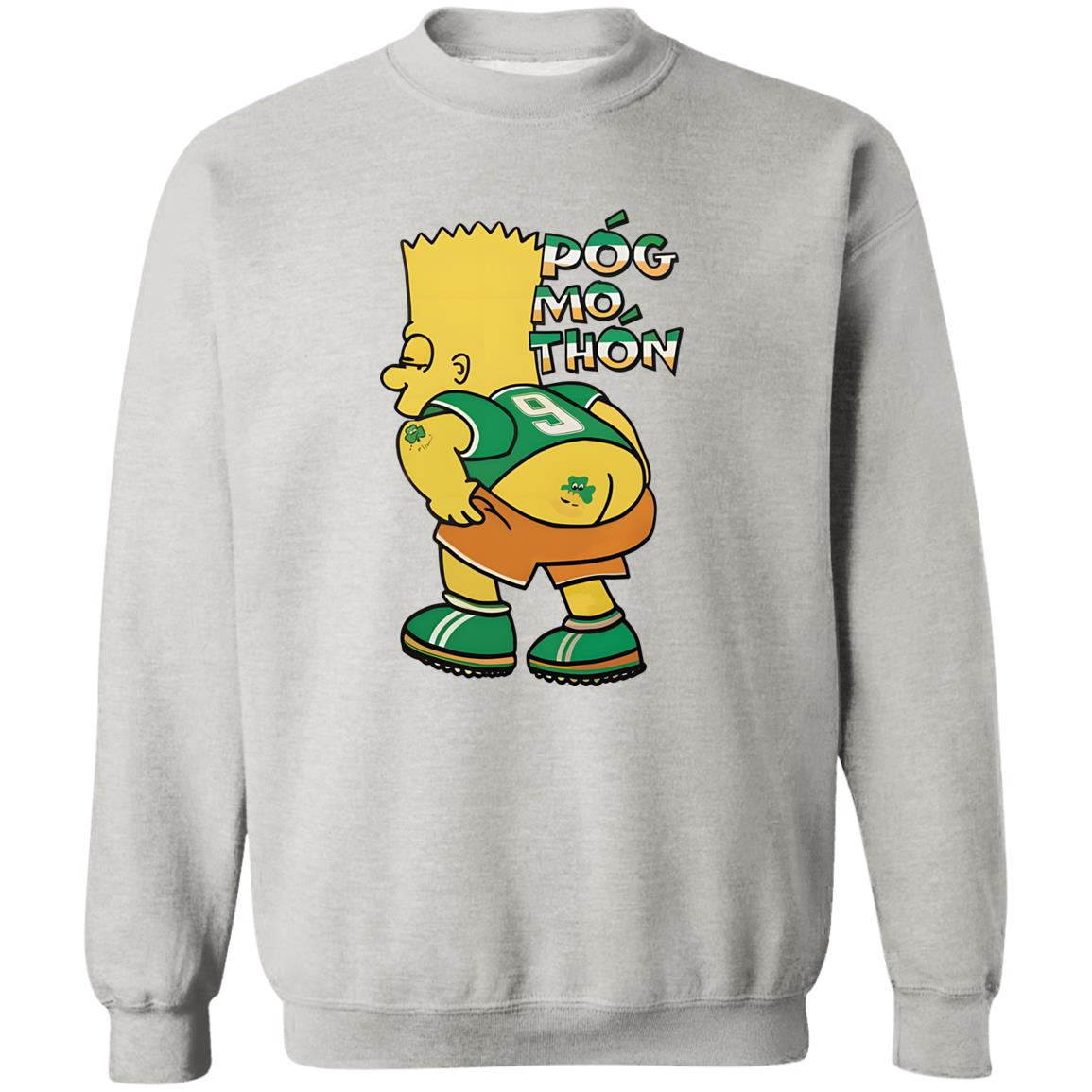 Bart Simpson Pog Mo Thon Shirt