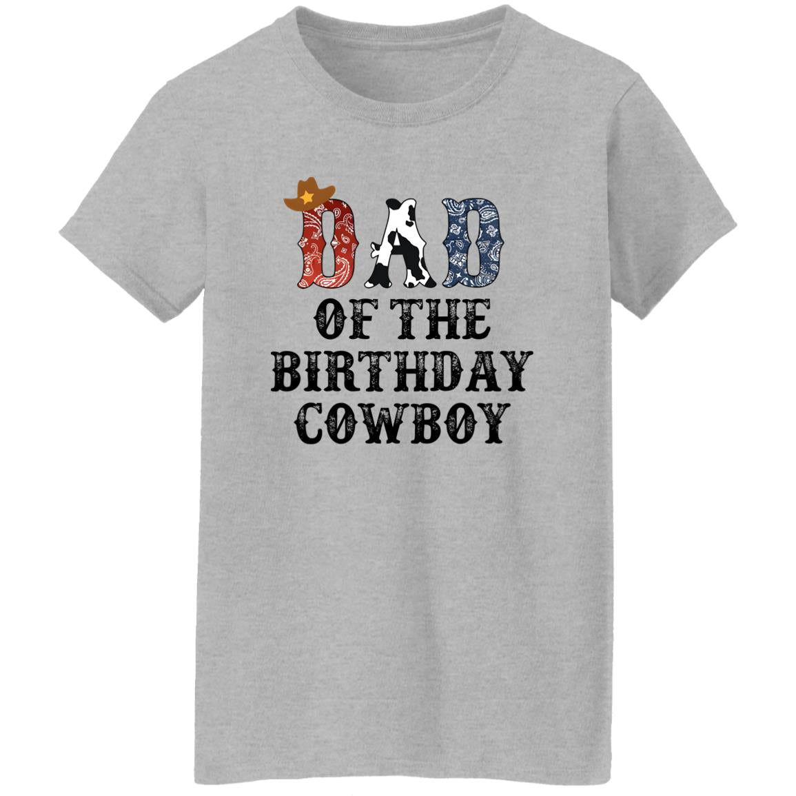 Dad Of The Birthday Cowboy Shirt