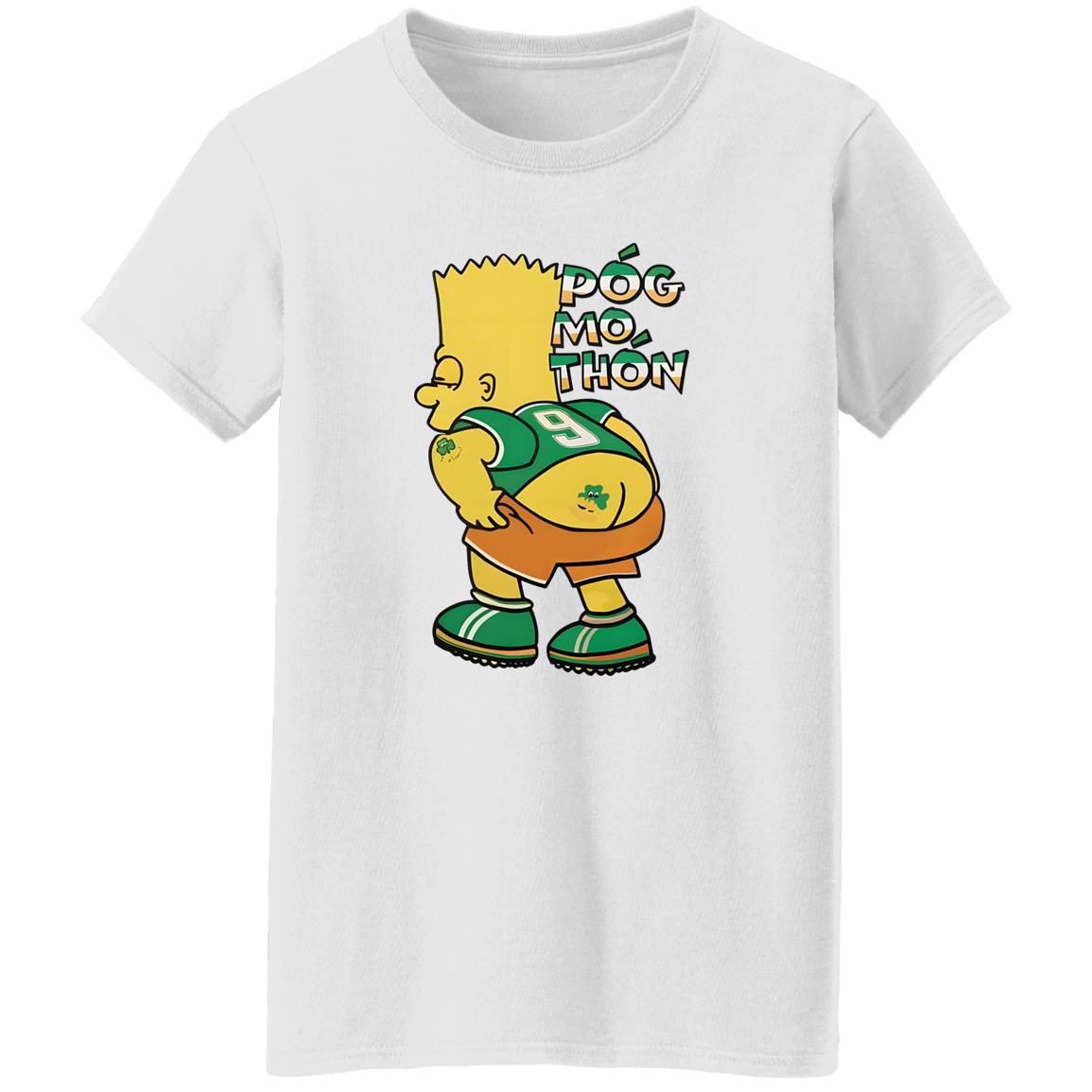 Bart Simpson Pog Mo Thon Shirt
