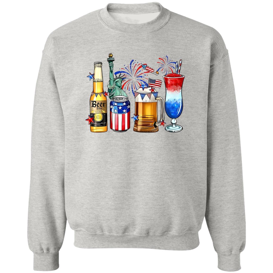 Happy 4th Of July Wine Glasses Shirt