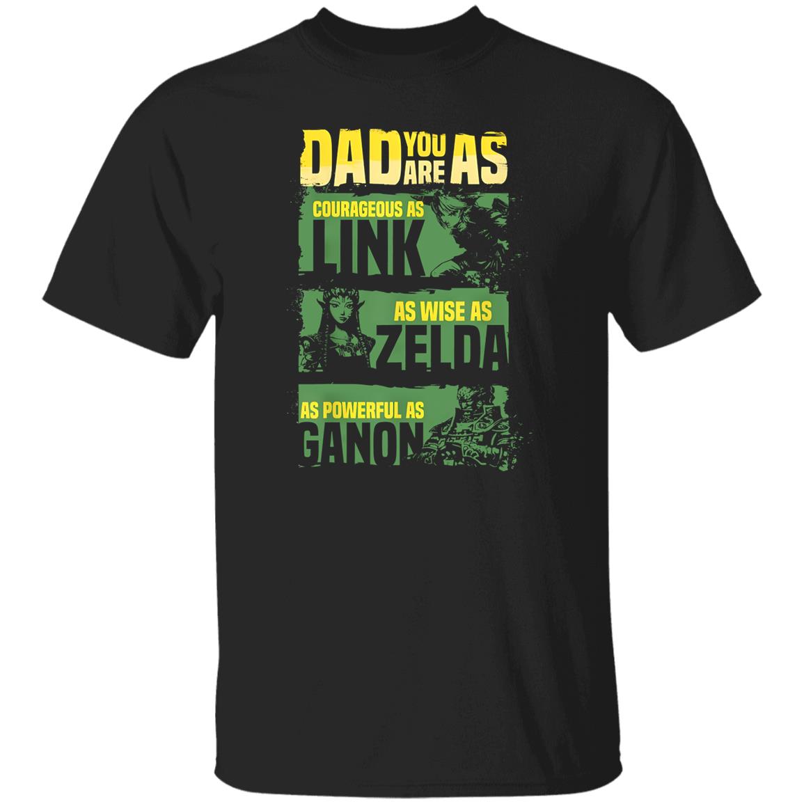 Zelda Dad – Dad You Are As Courageous As Link Shirt