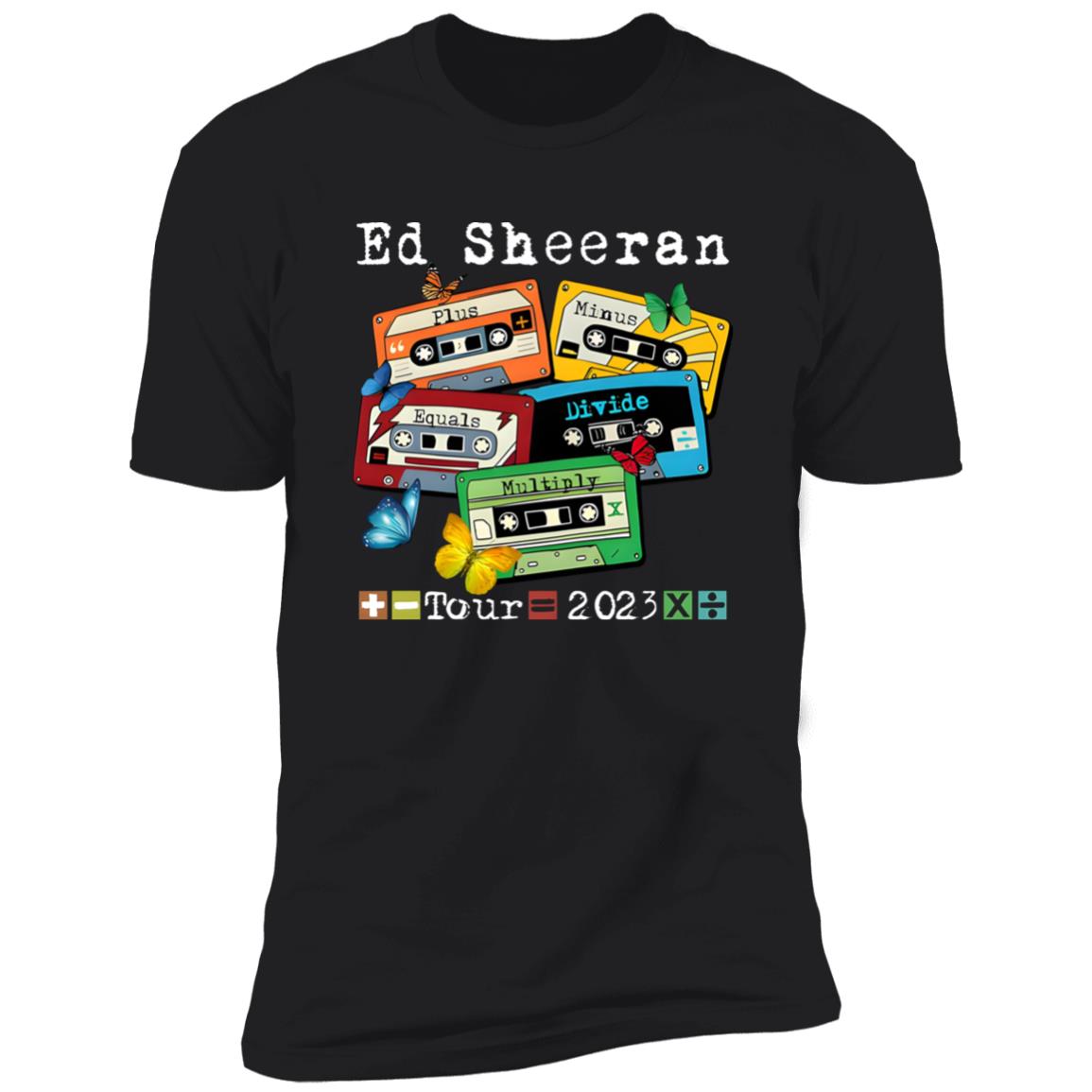 Ed Sheeran Cassettes 2023 World Tour Shirt