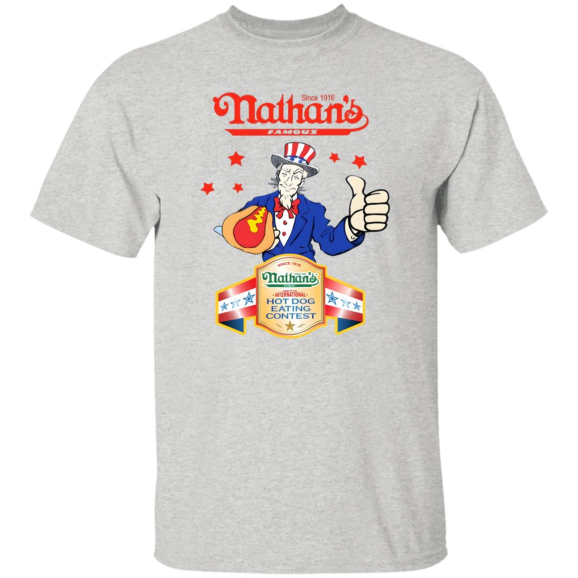 Nathan’s Hot Dog Joey Chestnut Shirt