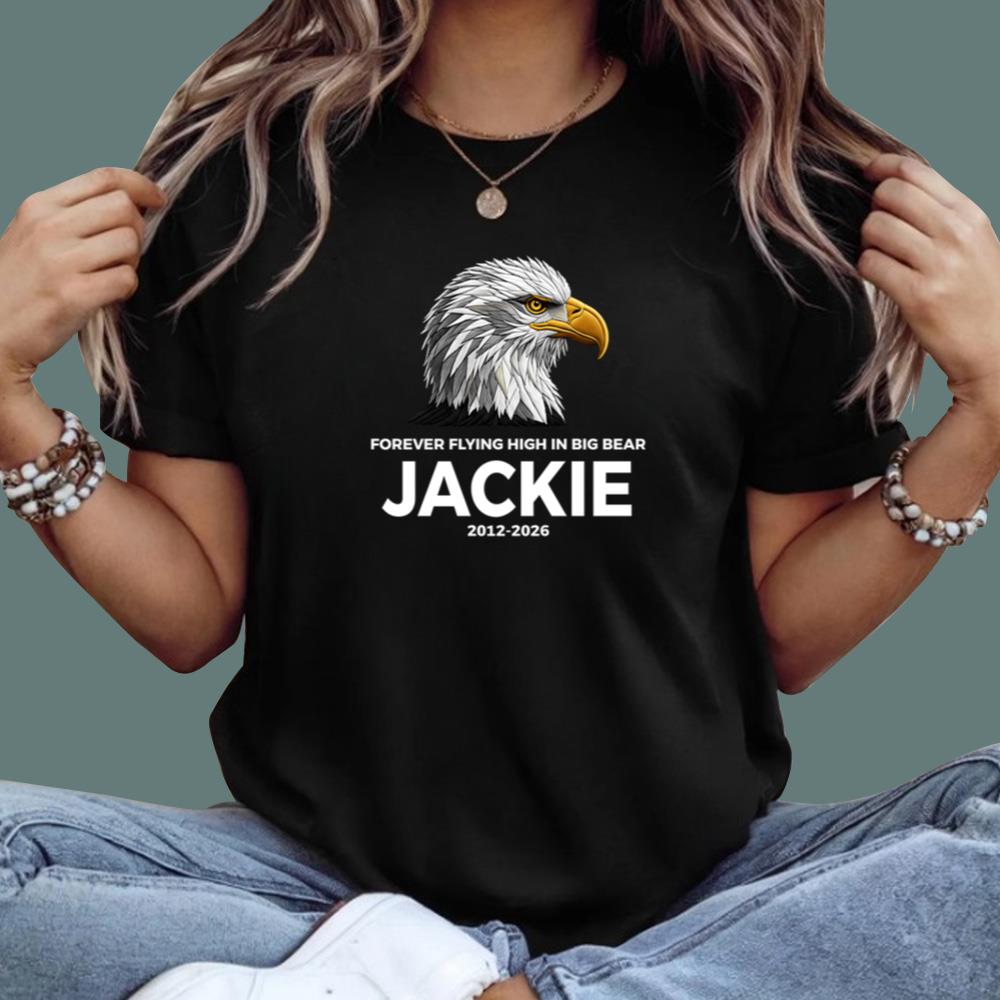 Eagle Forever Flying High In Big Bear Jackie T-Shirt