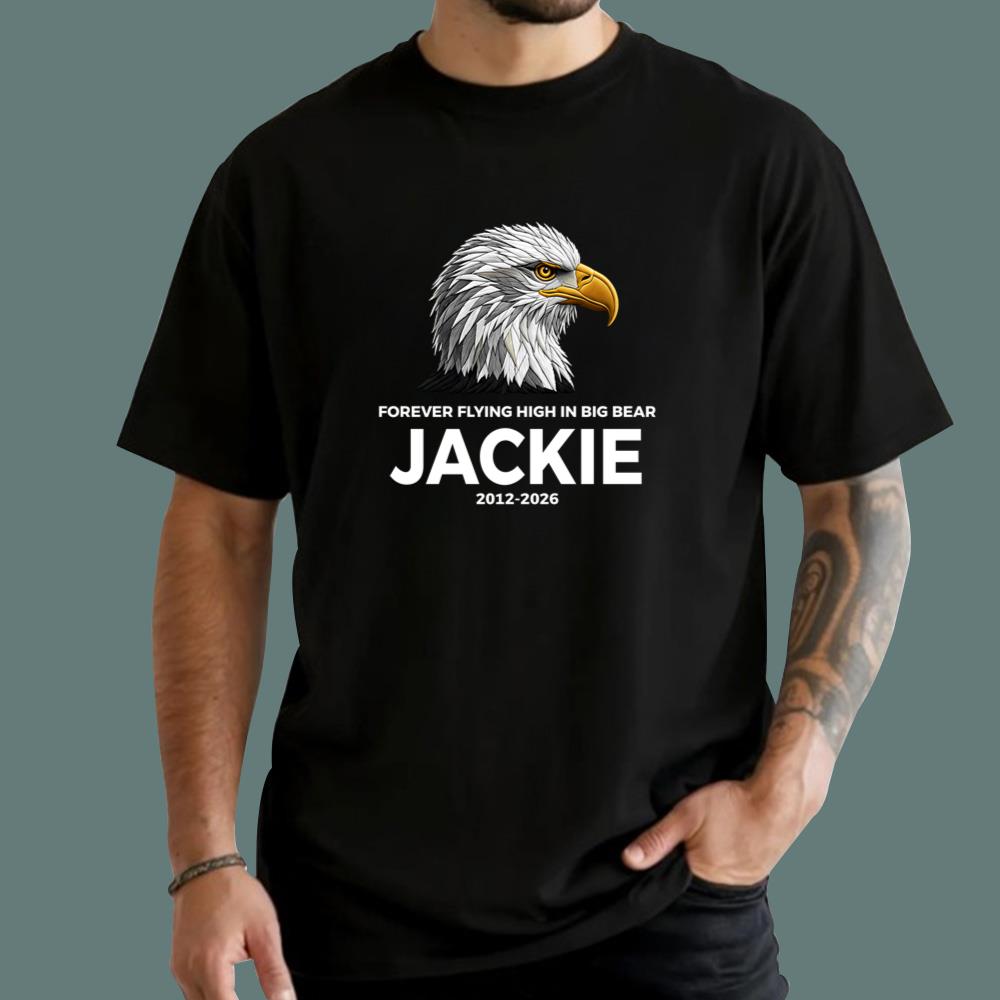 Eagle Forever Flying High In Big Bear Jackie T-Shirt