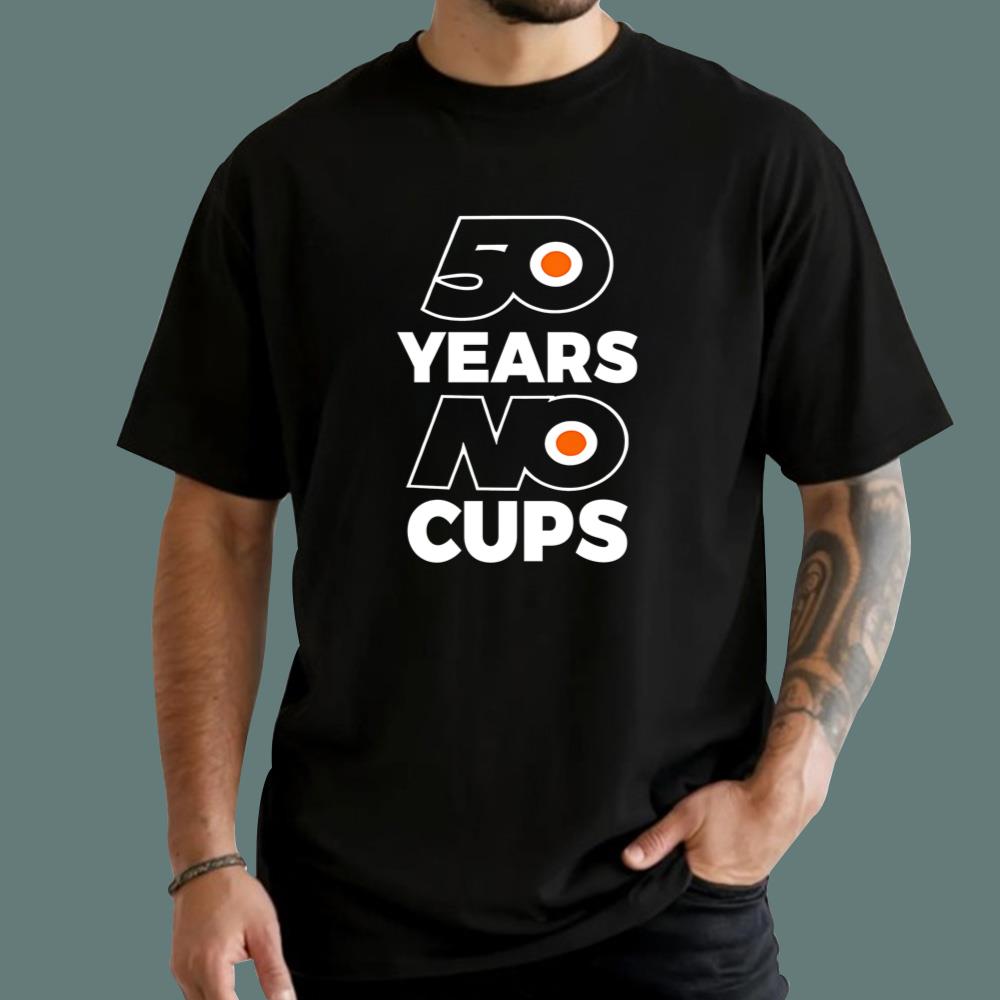 Erik Karlsson 50 Years No Cups T-Shirt