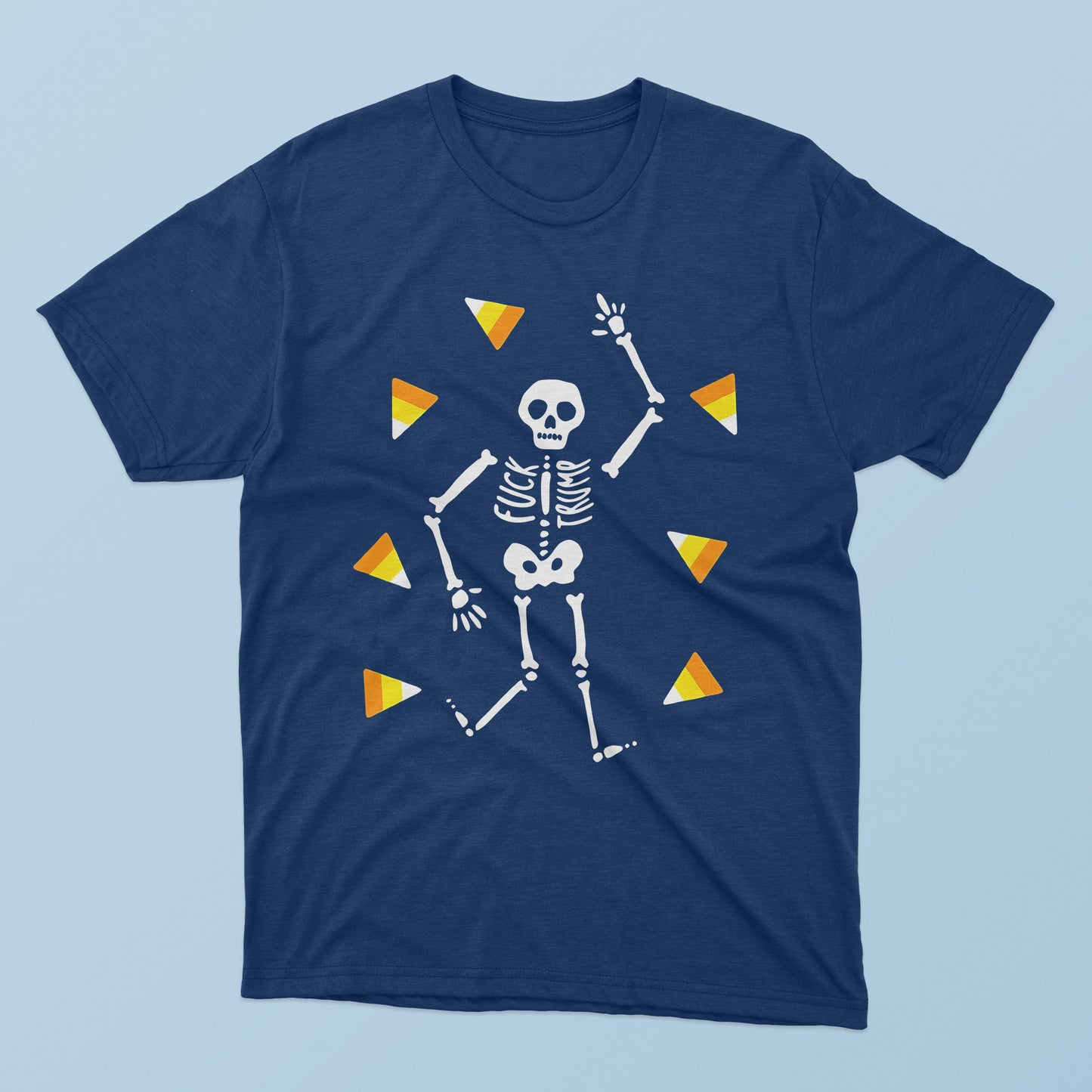 FDT Slightly Subtle Halloween Skeleton T-Shirt