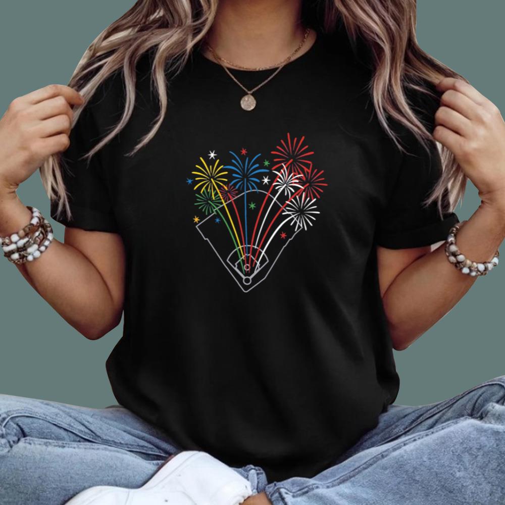 Fireworks Over Wrigley T-Shirt