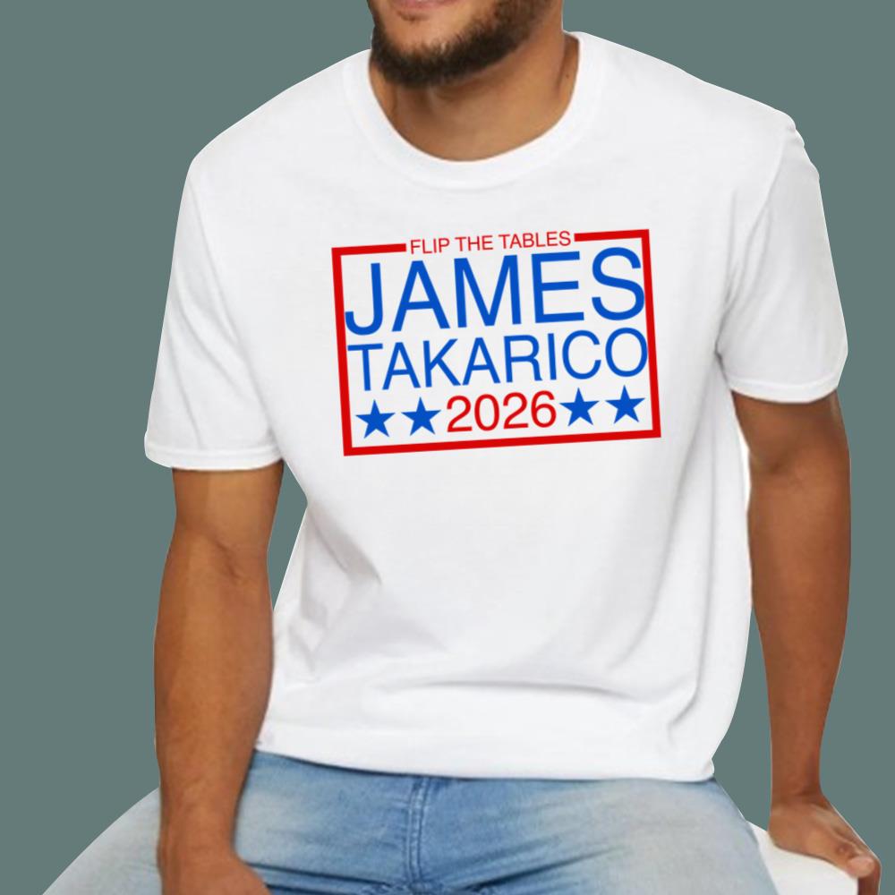 Flip The Tables James Talarico 2026 T-Shirt