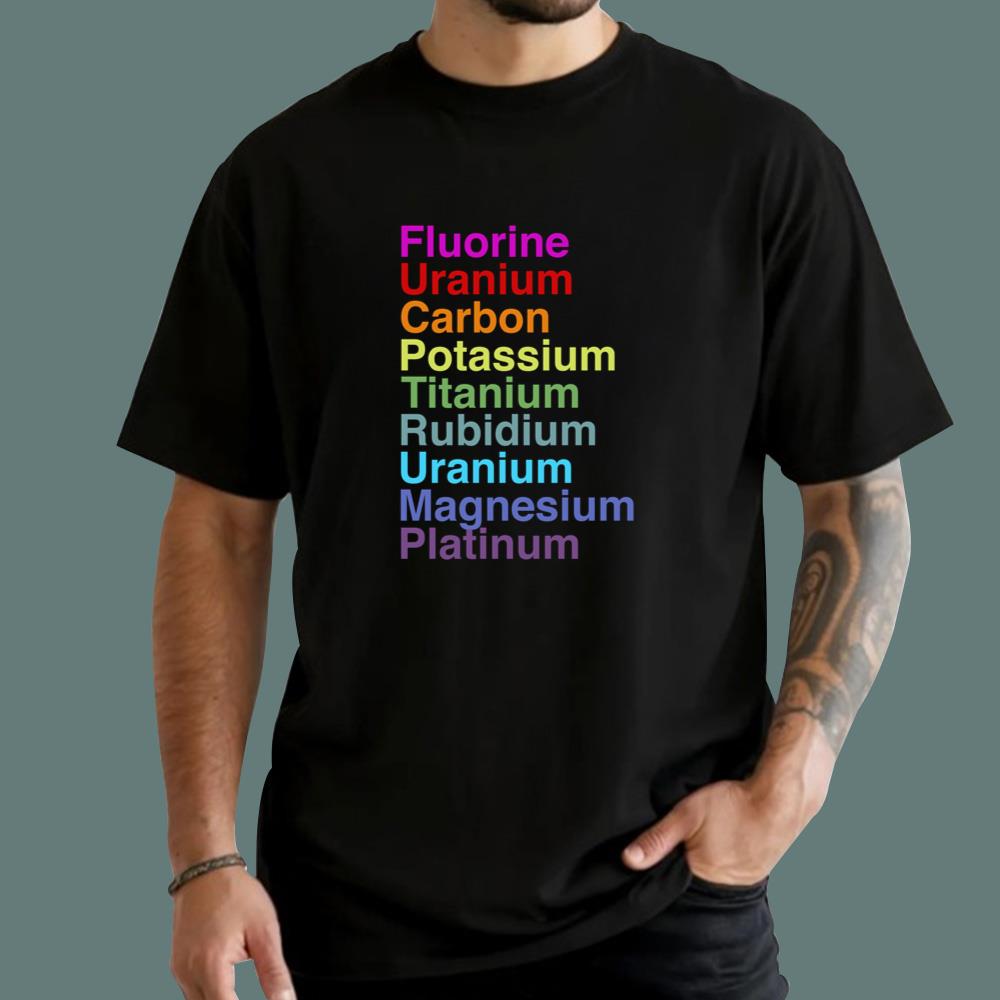 Fluorine Uranium Carbon Potassium Titanium T-Shirt