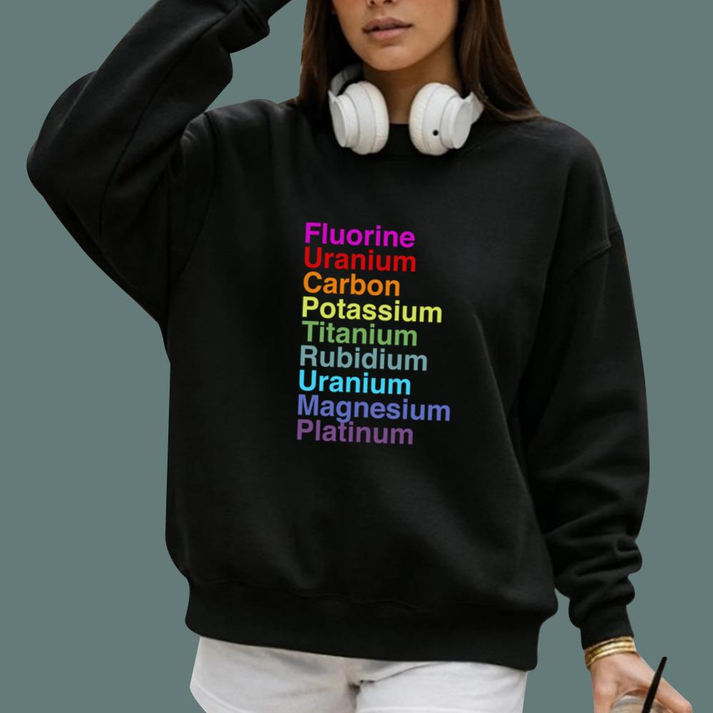 Fluorine Uranium Carbon Potassium Titanium T-Shirt