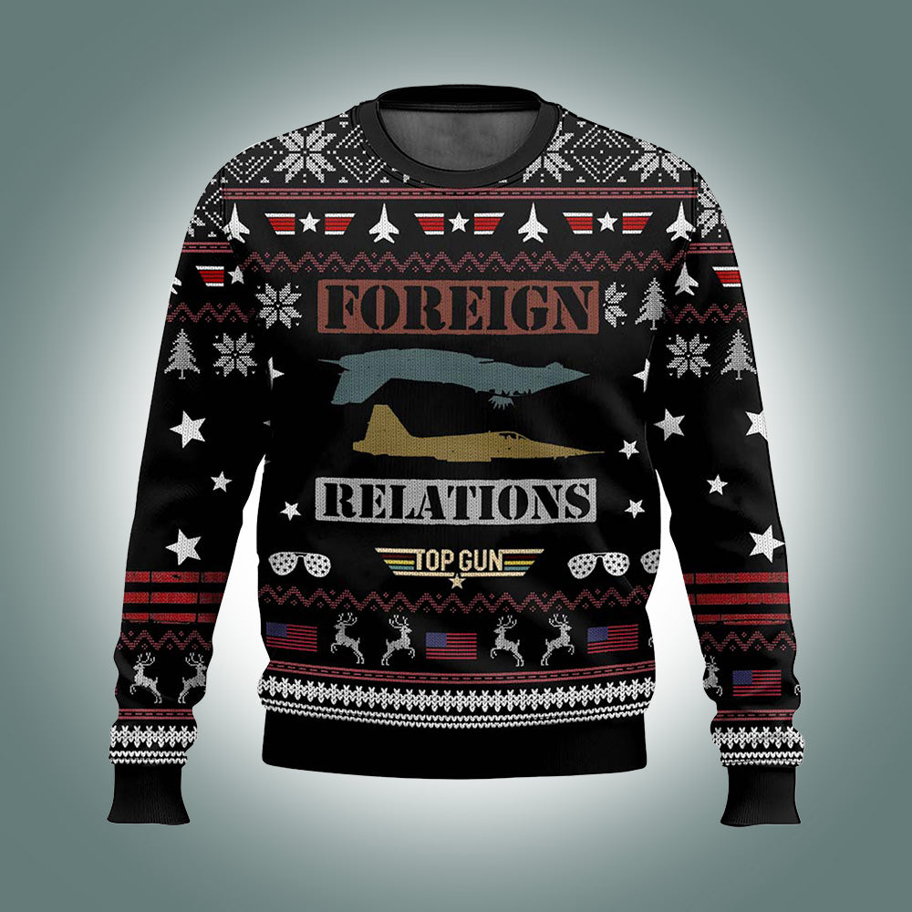 Foreign Relations Ugly Christmas Sweater