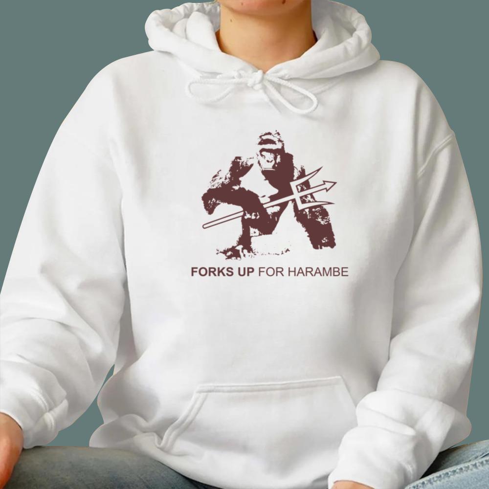 Forks Up For Harambe T-Shirt