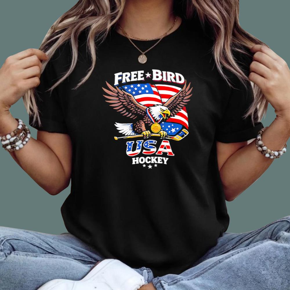 Free Bird USA Hockey T-Shirt
