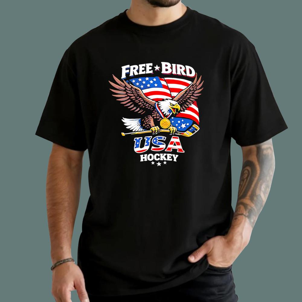 Free Bird USA Hockey T-Shirt
