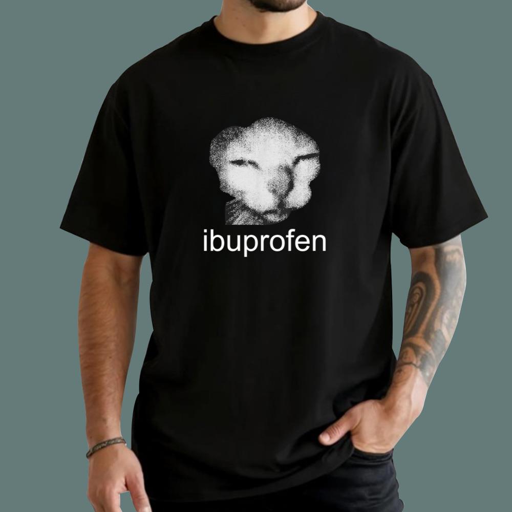 Funny Cat Ibuprofen T-Shirt